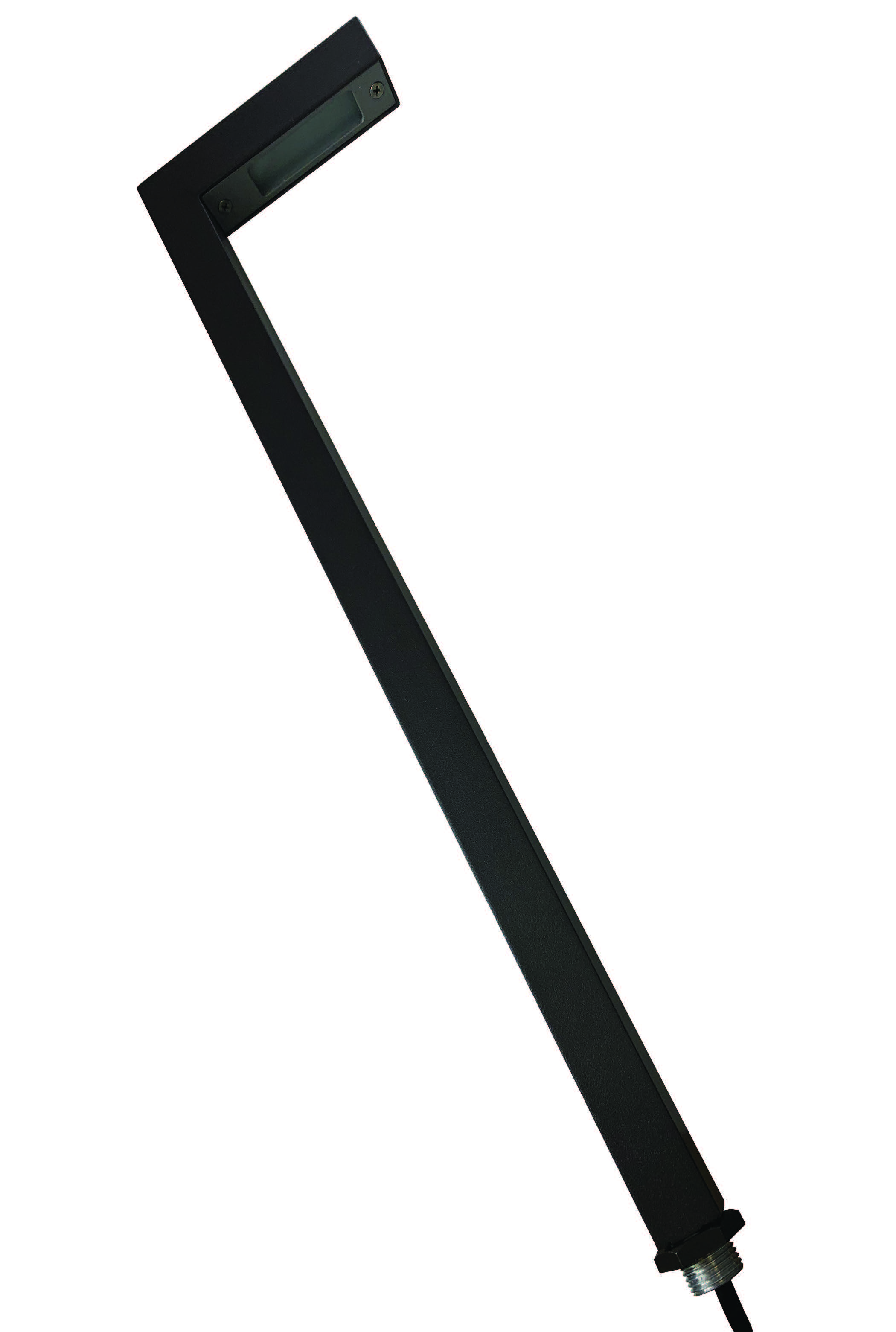 Sollos P90 Right Angle Path Light-20" Stem-Textured Bronze-Fixture Only