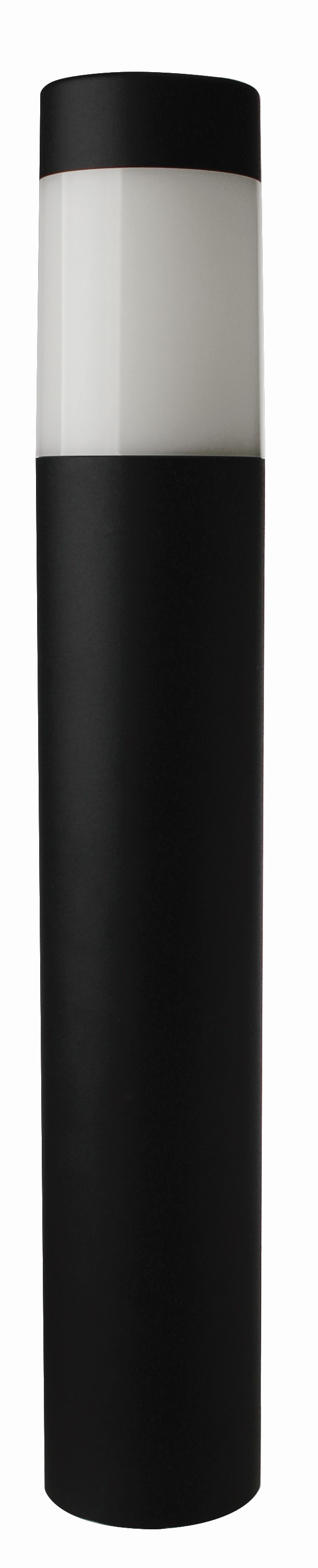 Sollos Bollard Pathway Light-16" Stem-Textured Black-Fixture Only