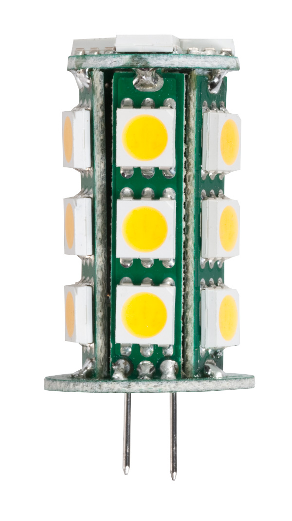 Lámpara LED Sollos de 3,000 K, JC20/2WW/BA15S/2.4 W
