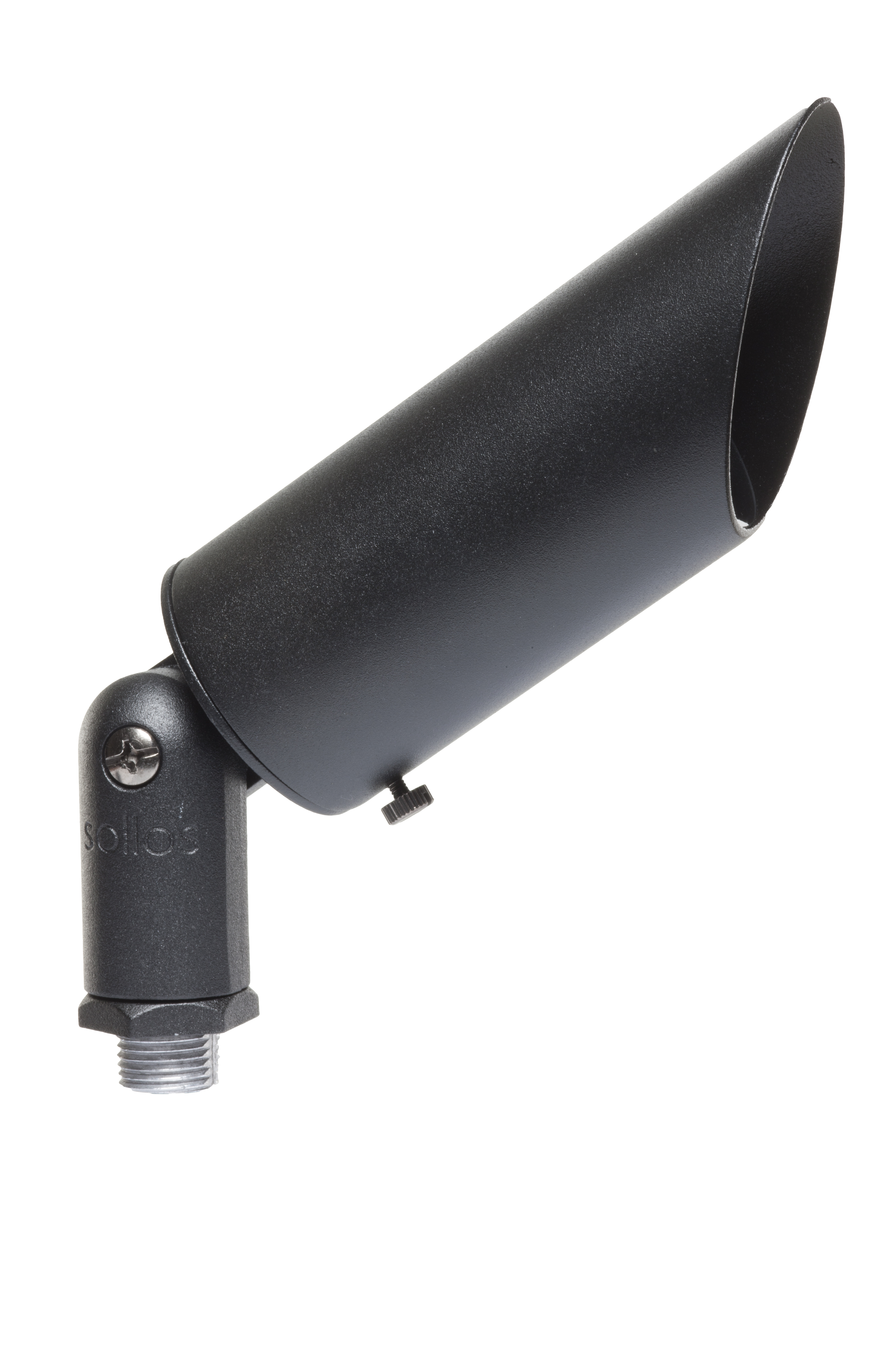 Sollos Straight Bullet 6.2"-Textured Black-20W Equiv IP65-MR16 LED-2700K