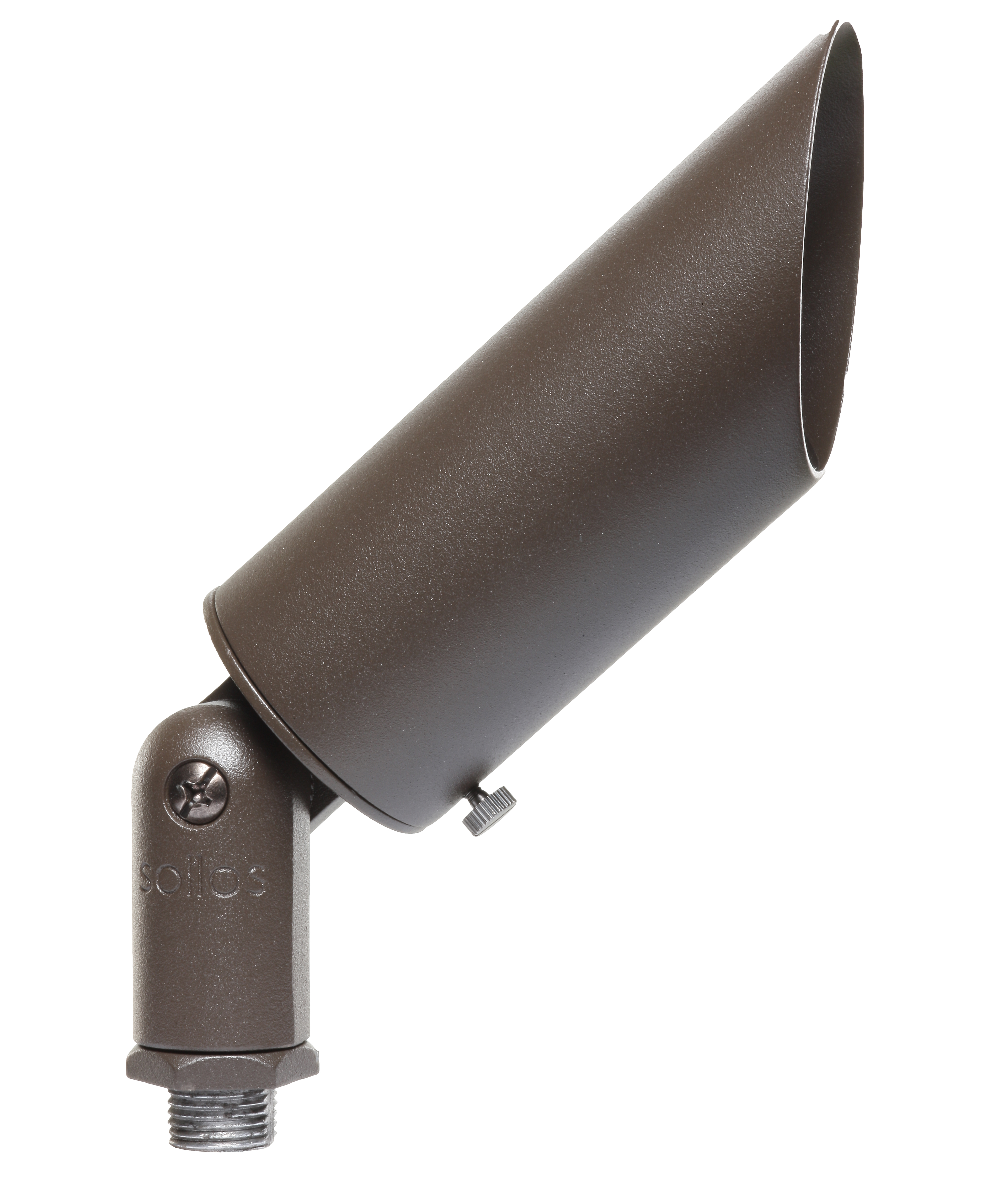 Projecteur droit Sollos de 6,0 po - Bronze texturé - Luminaire seulement