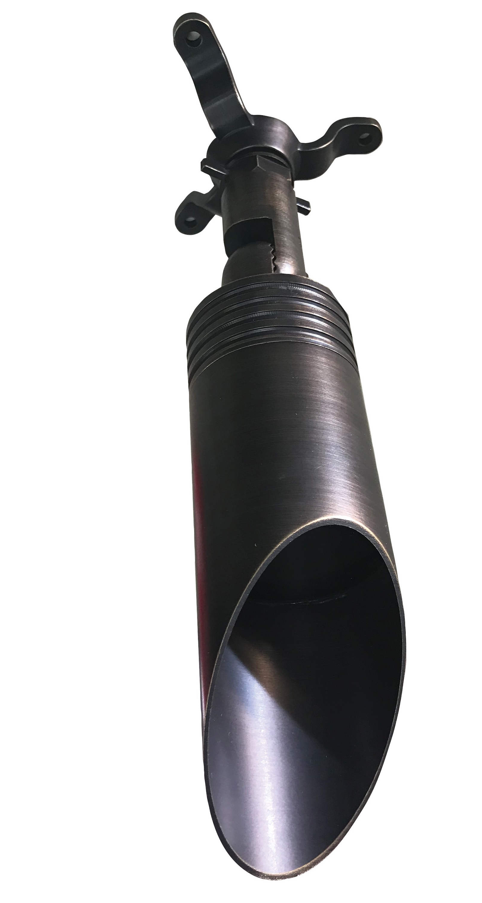 Sollos Contemporary Down Light 7.5"-Antique Brass-Fixture Only-W/ Mounting Base