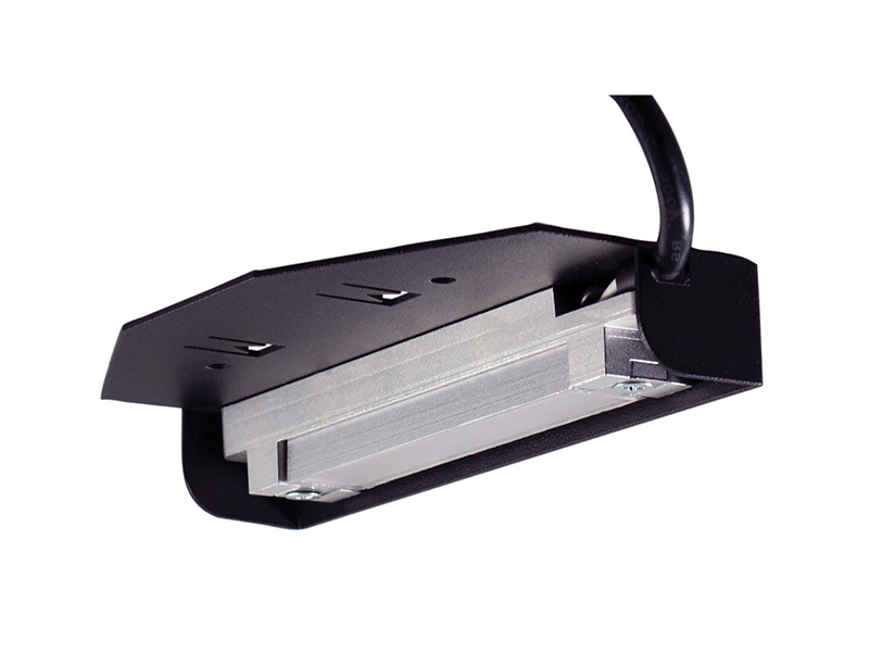 Luz de cornisa Sollos-Negro texturizado-LED integrado-2,700 K
