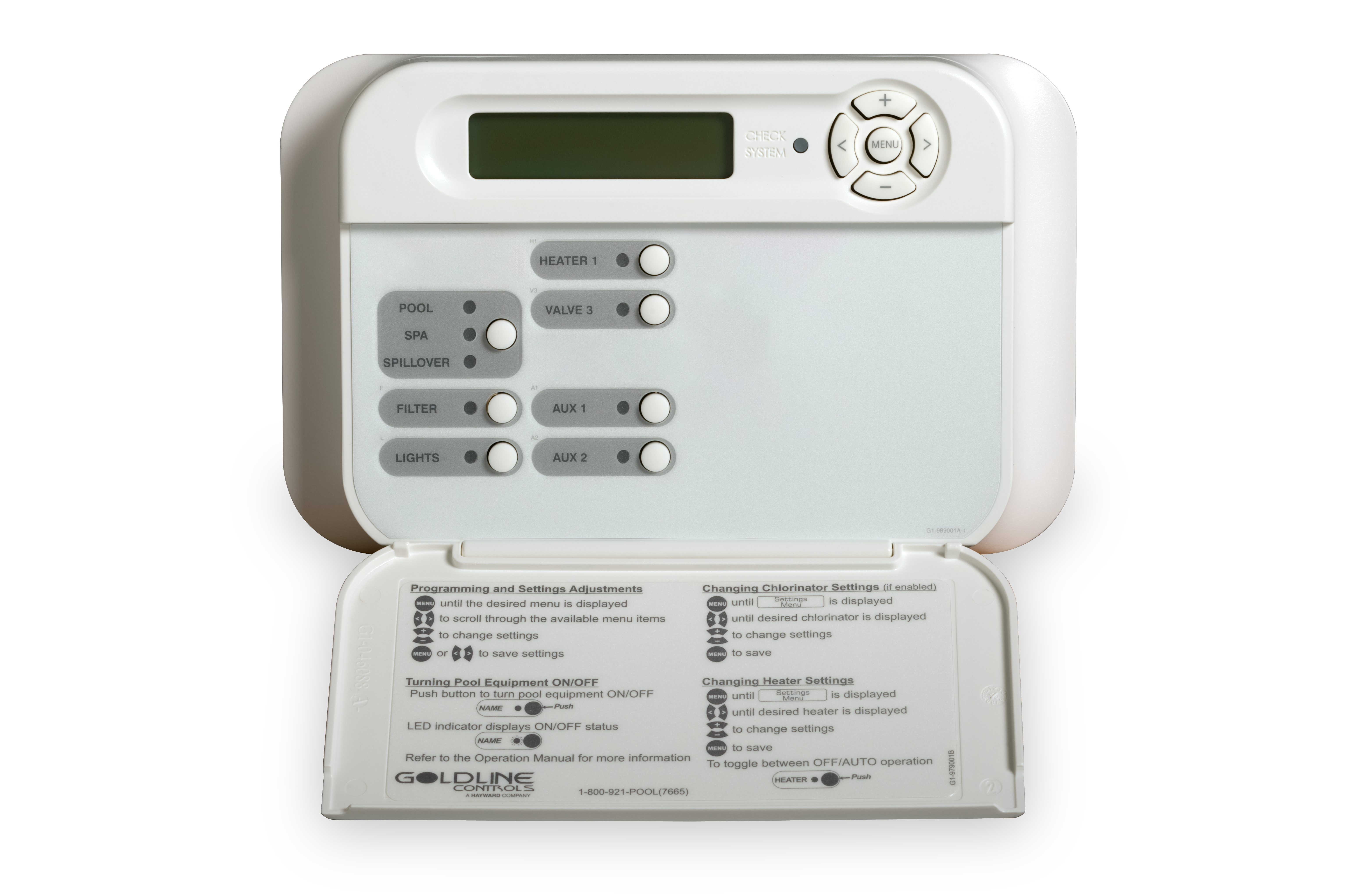 Control remoto para montaje en pared cableado (ProLogic P-4 y AquaPlus) (Open Line)