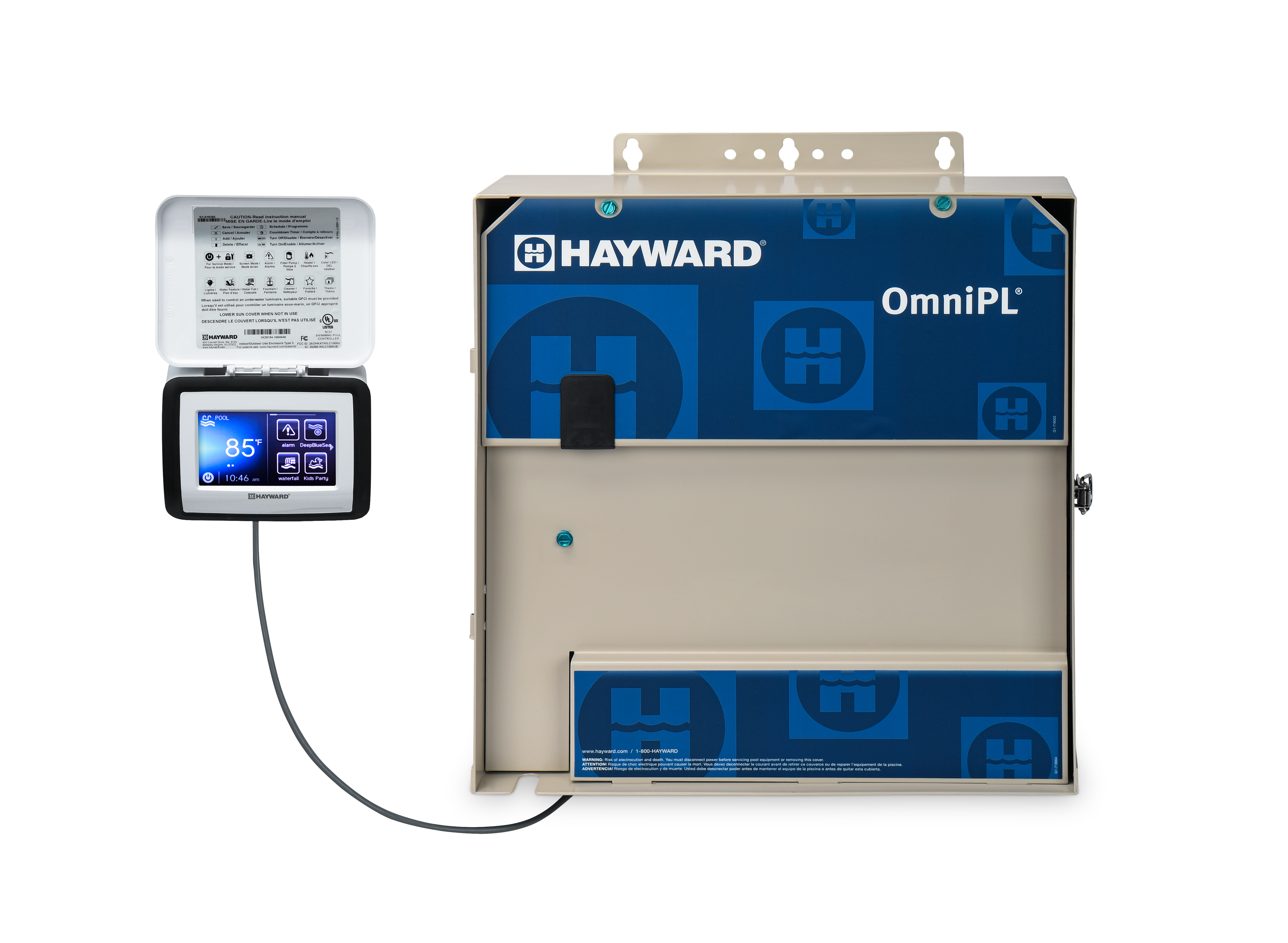 OmniPL - 4 relés, sin subpanel, admite uso de sal, con aplicación