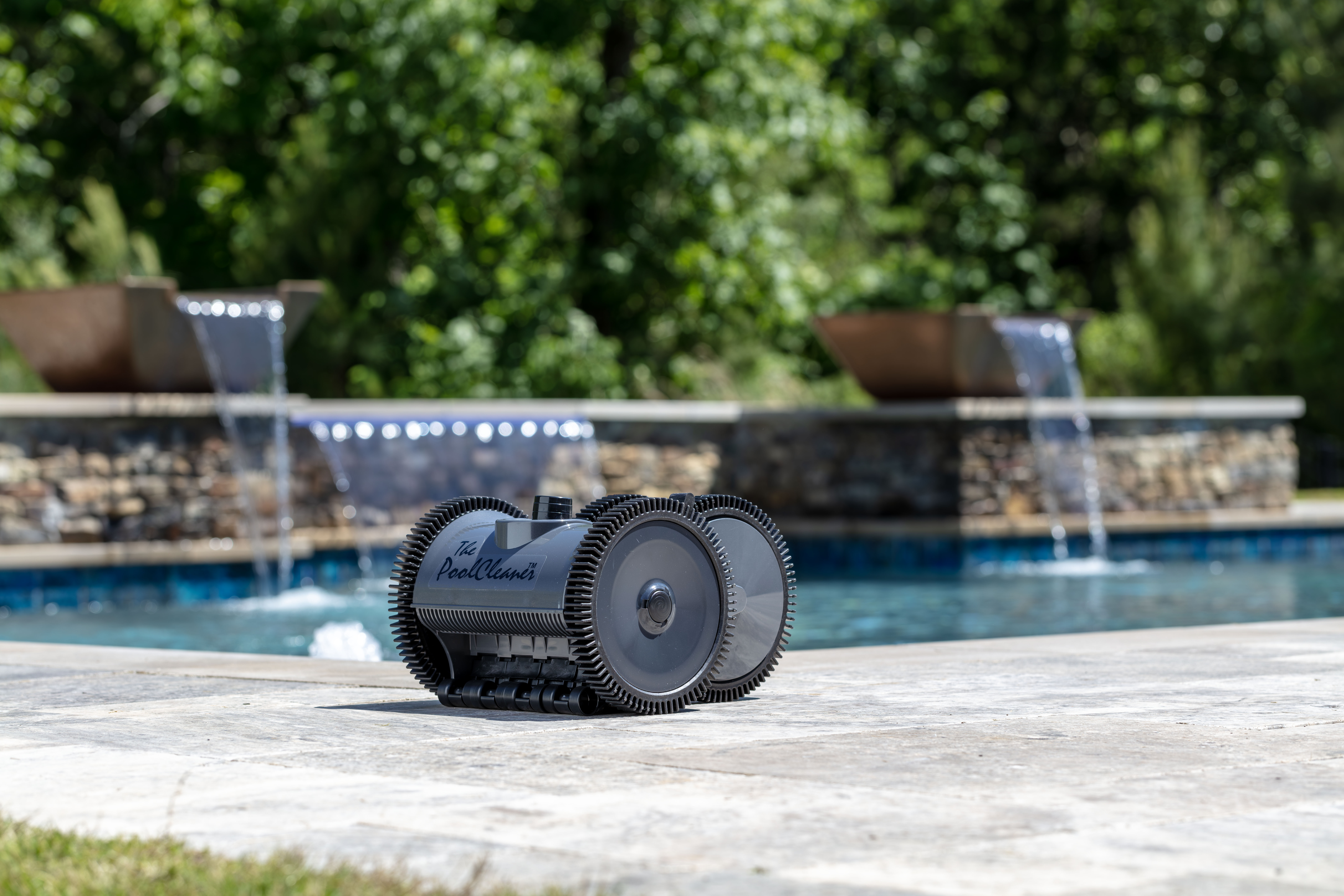 The PoolCleaner 4-Wheel Suction Cleaner, Limited Edition Gray
