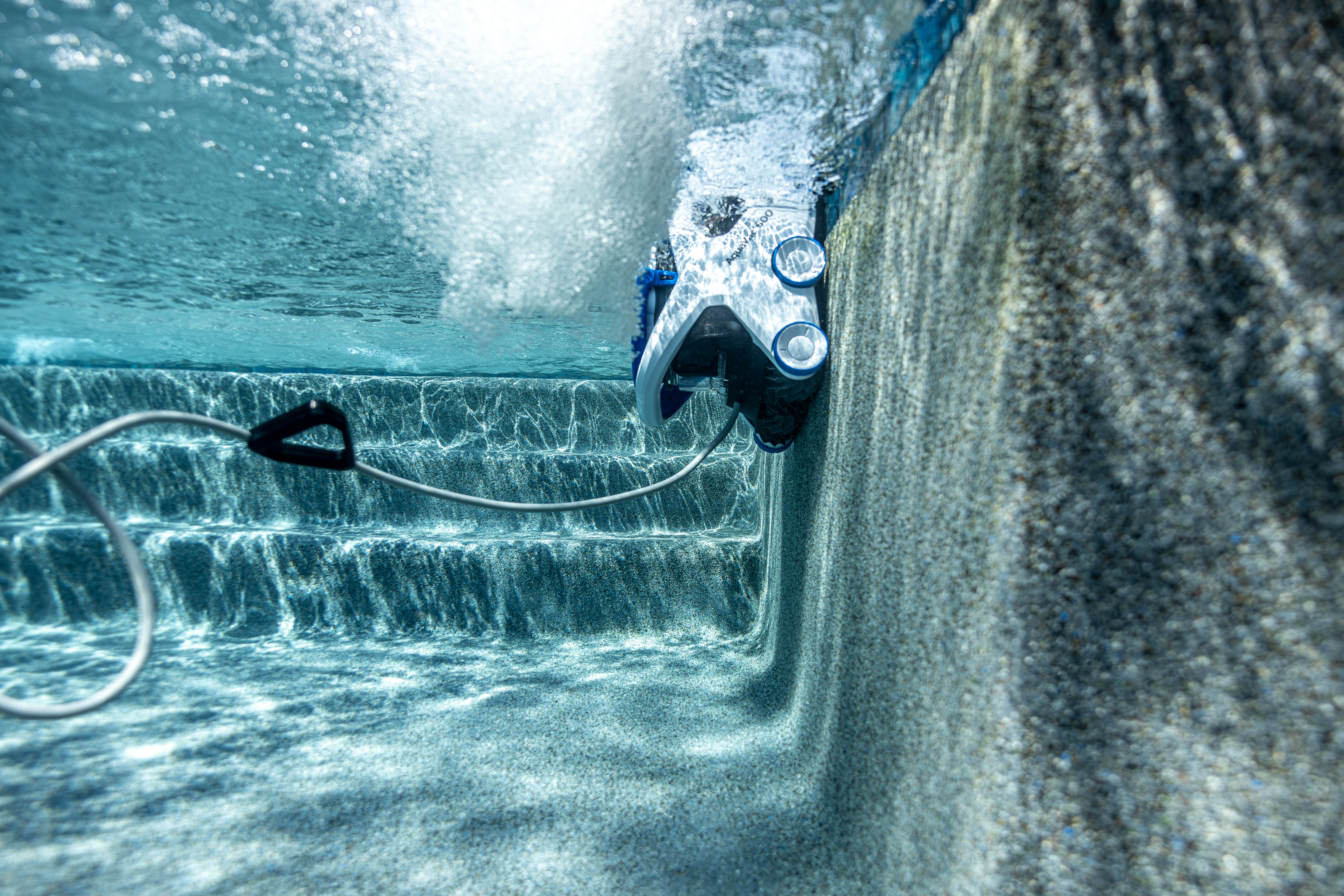 AquaVac 600 Robotic Pool Cleaner with Caddy Cart