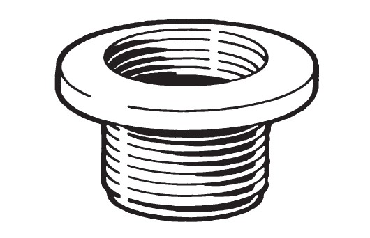 Threaded Return Fitting for Concrete- 1 1⁄2" FIP (Open Line)
