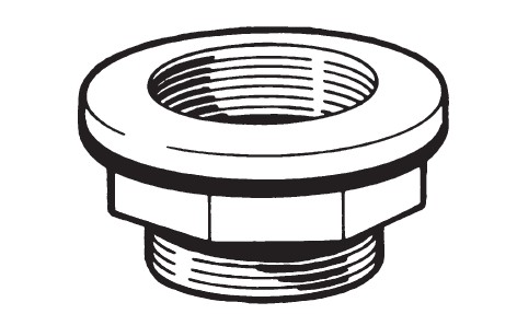Threaded Return Fitting for Fiberglass - 1 1⁄2" FIP 1.5" (Open Line)