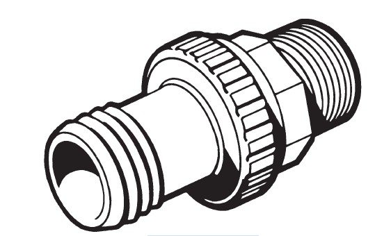 Econo-Union Quick Disconnect – 1 1⁄2" hose (barb)