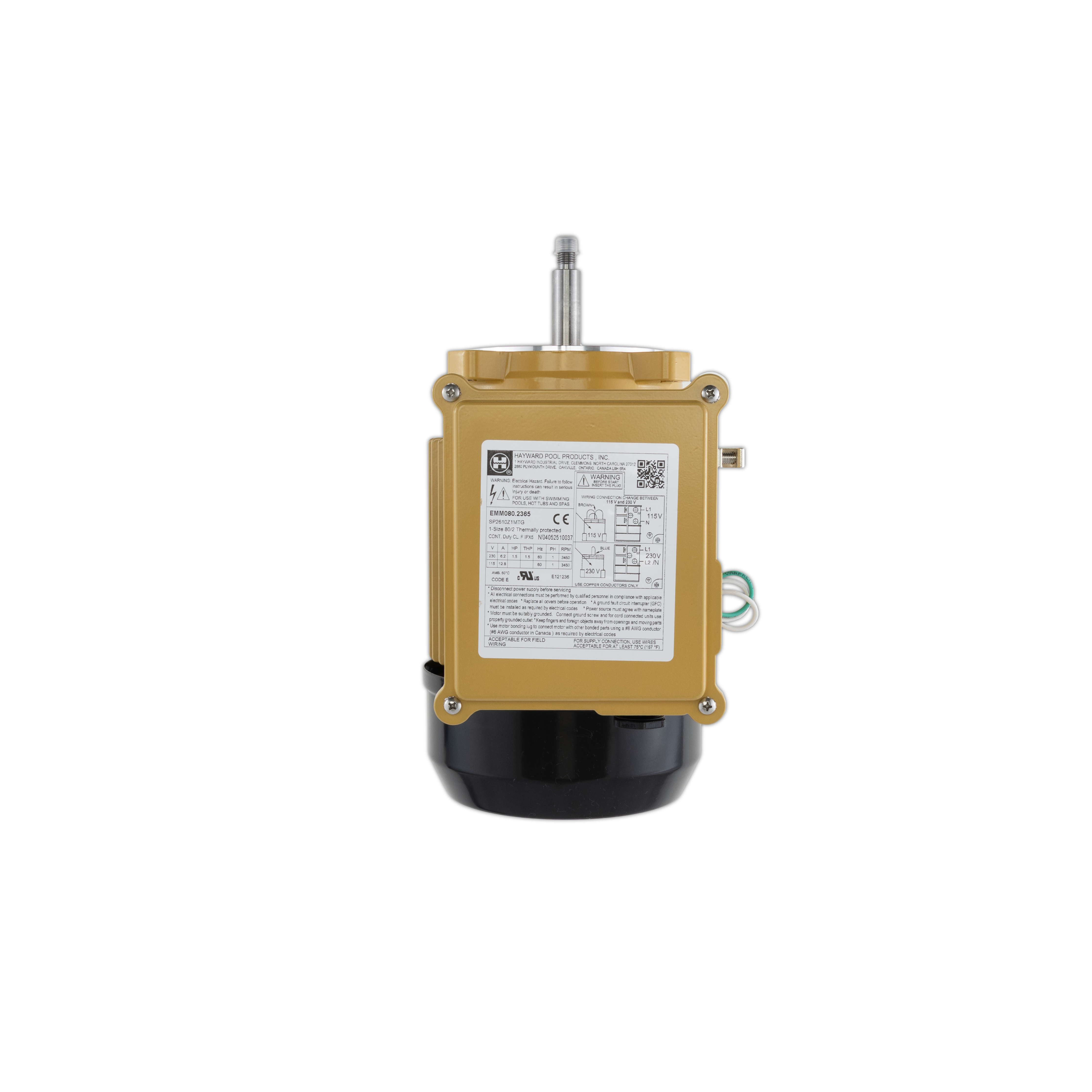 TEFC Replacement Motor 1.5 Total HP (Open Line)