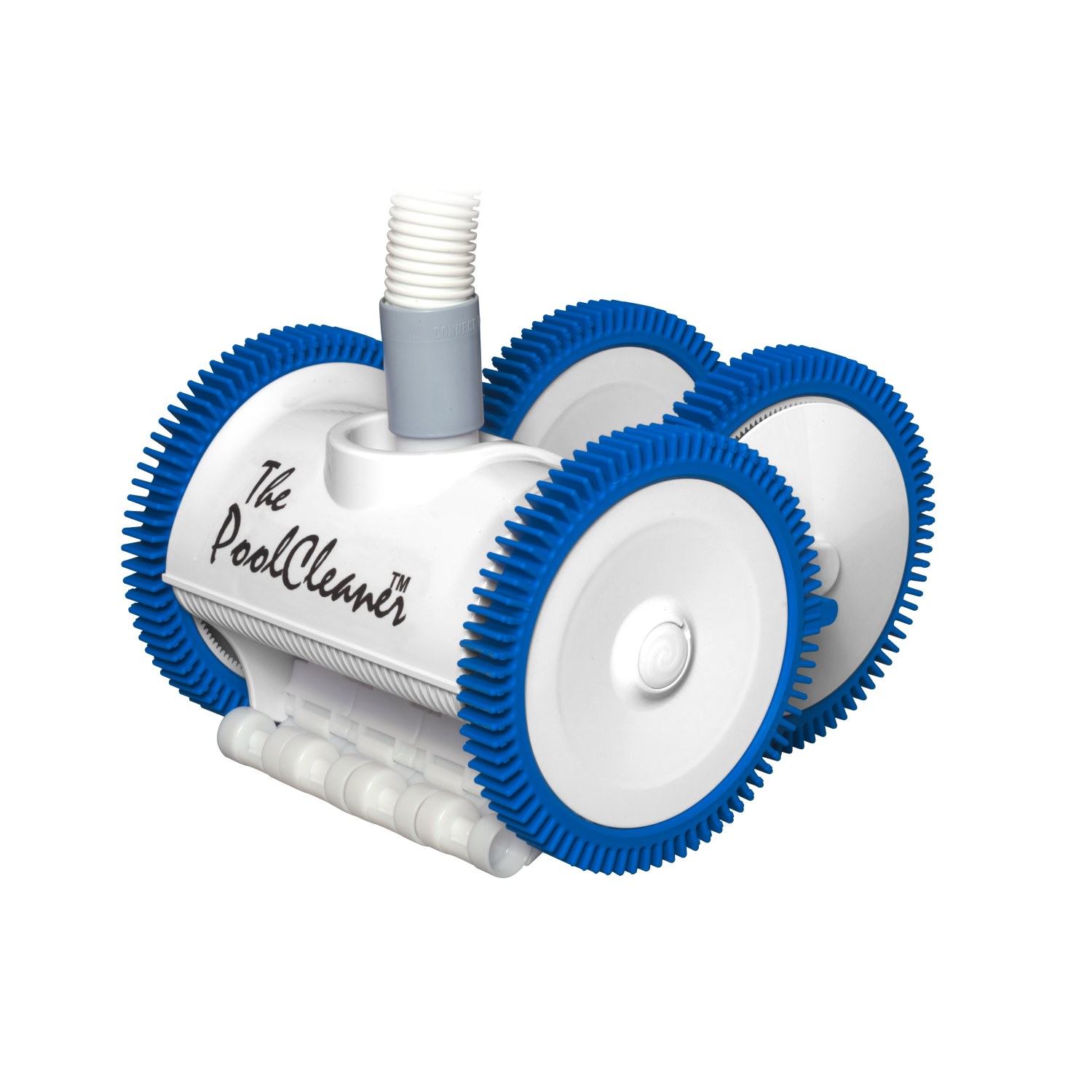The PoolCleaner 4-Wheel Suction Cleaner, White (Open Line)