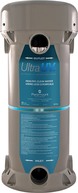 Desinfectante de agua mediante luz ultravioleta Ultra UV2, 120 V - Enchufable, 3 lámparas UV-C (Open Line)