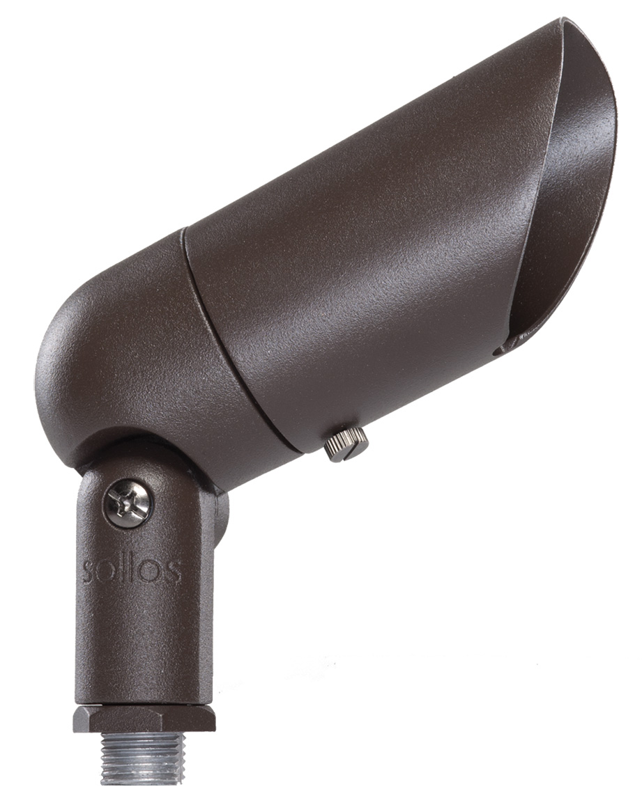 Sollos Modern Bullet 6.2"-Textured Bronze-Fixture Only (Open Line)