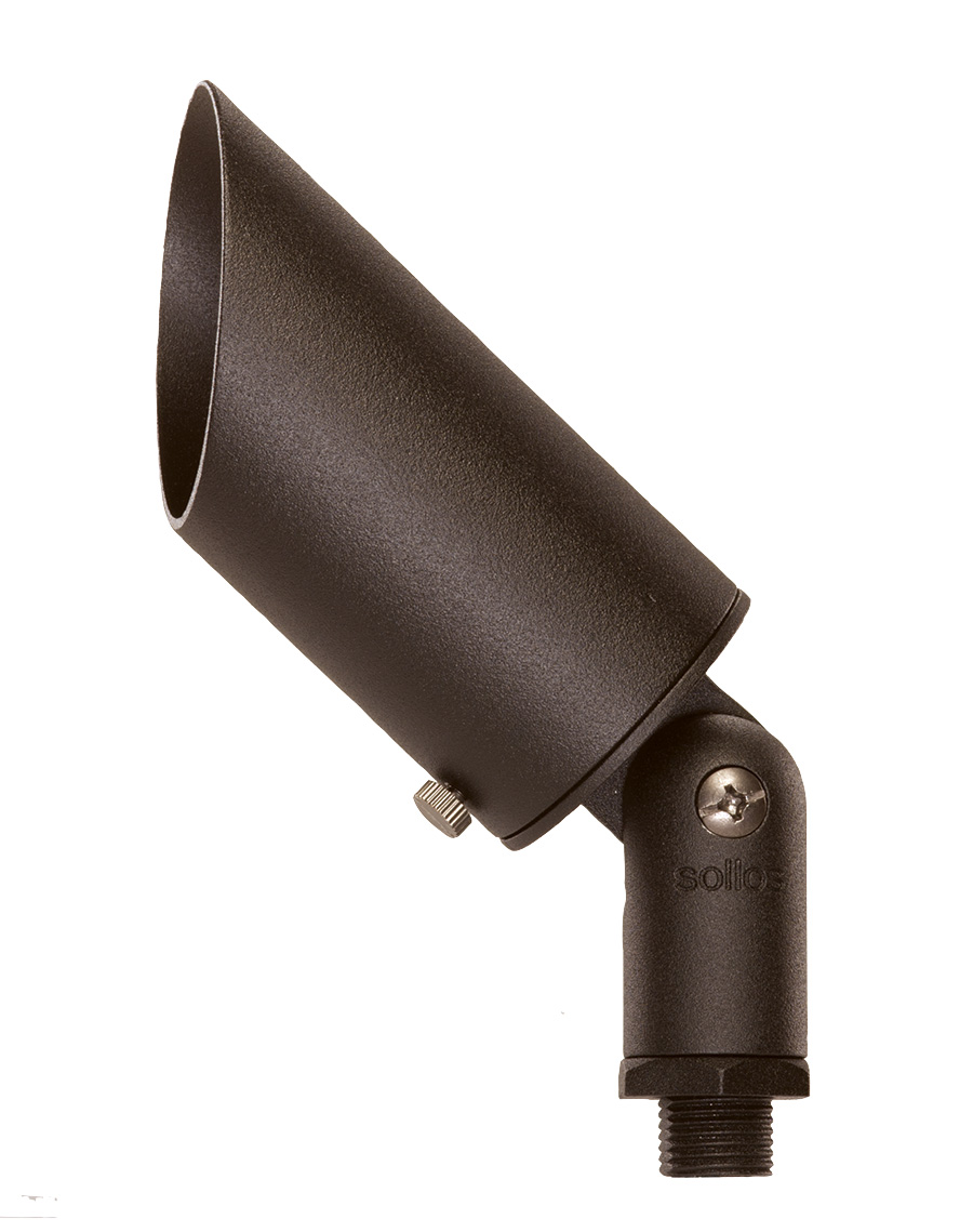 Sollos Straight Bullet 6.2"-Textured Bronze-Fixture Only (Open Line)
