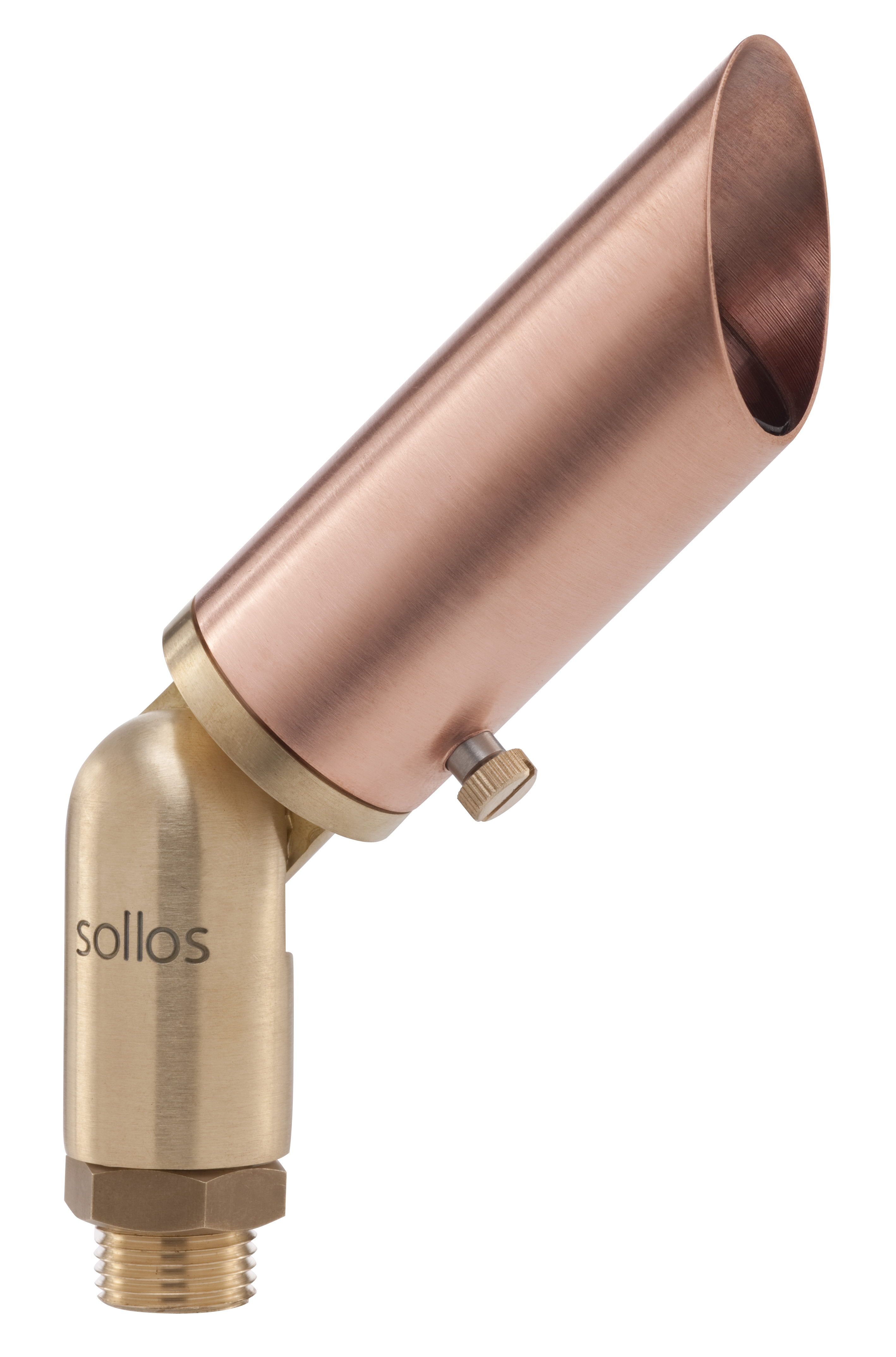 Sollos Straight Bullet 5.4"-Copper-Requires MR11 LED-Fixture Only (Open Line)
