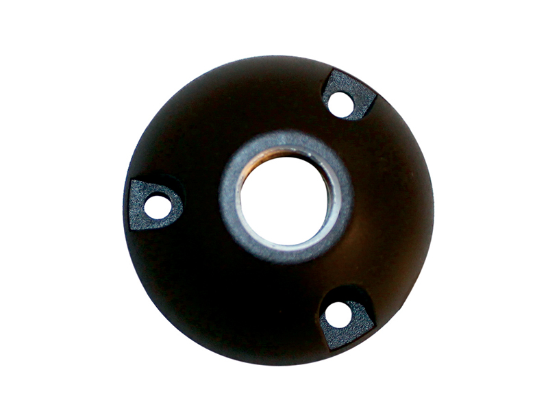 Sollos Surface Mounting Plate - Textured Black (Open Line)