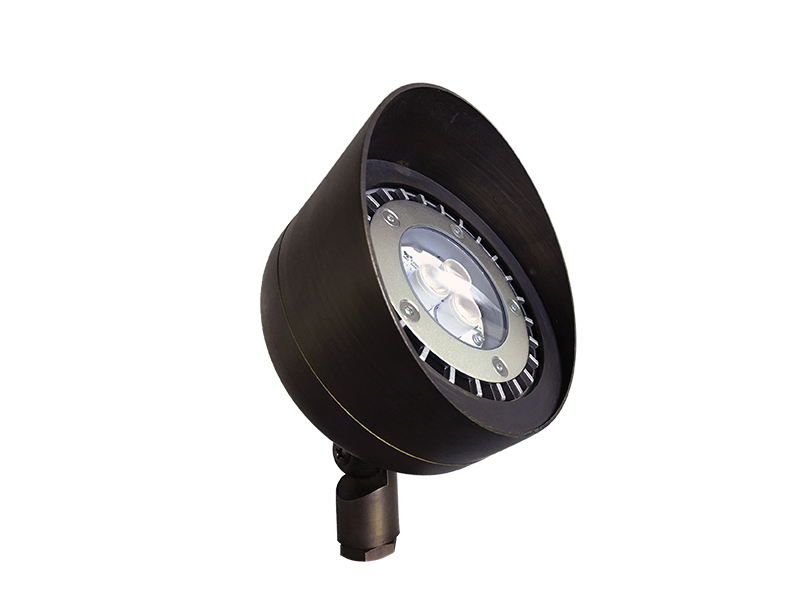 Sollos Par36 Flood Light 5" Round-Textured Bronze-Fixture Only (Open Line)