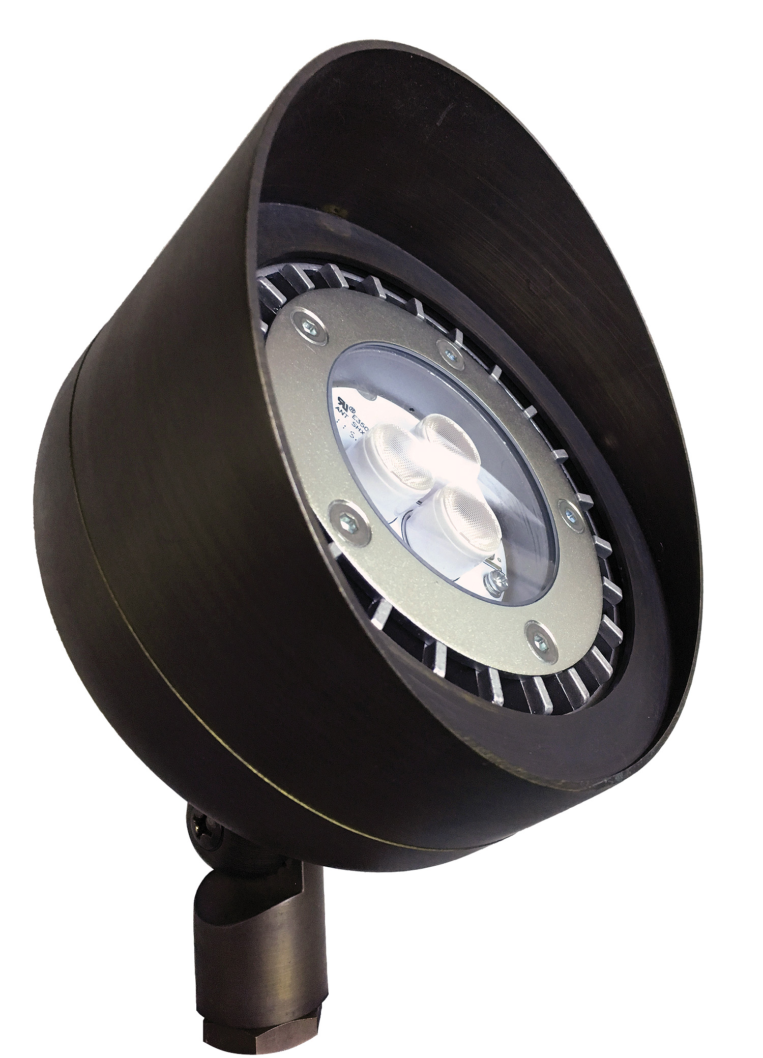 Sollos Par36 Flood Light 5" Round-Antique Brass-Fixture Only (Open Line)