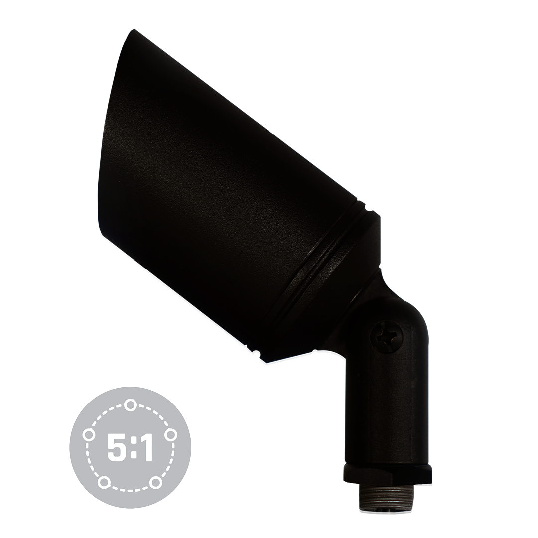 ColorLogic Bullet Light-RGBW-Black-Integrated LED (Open Line)