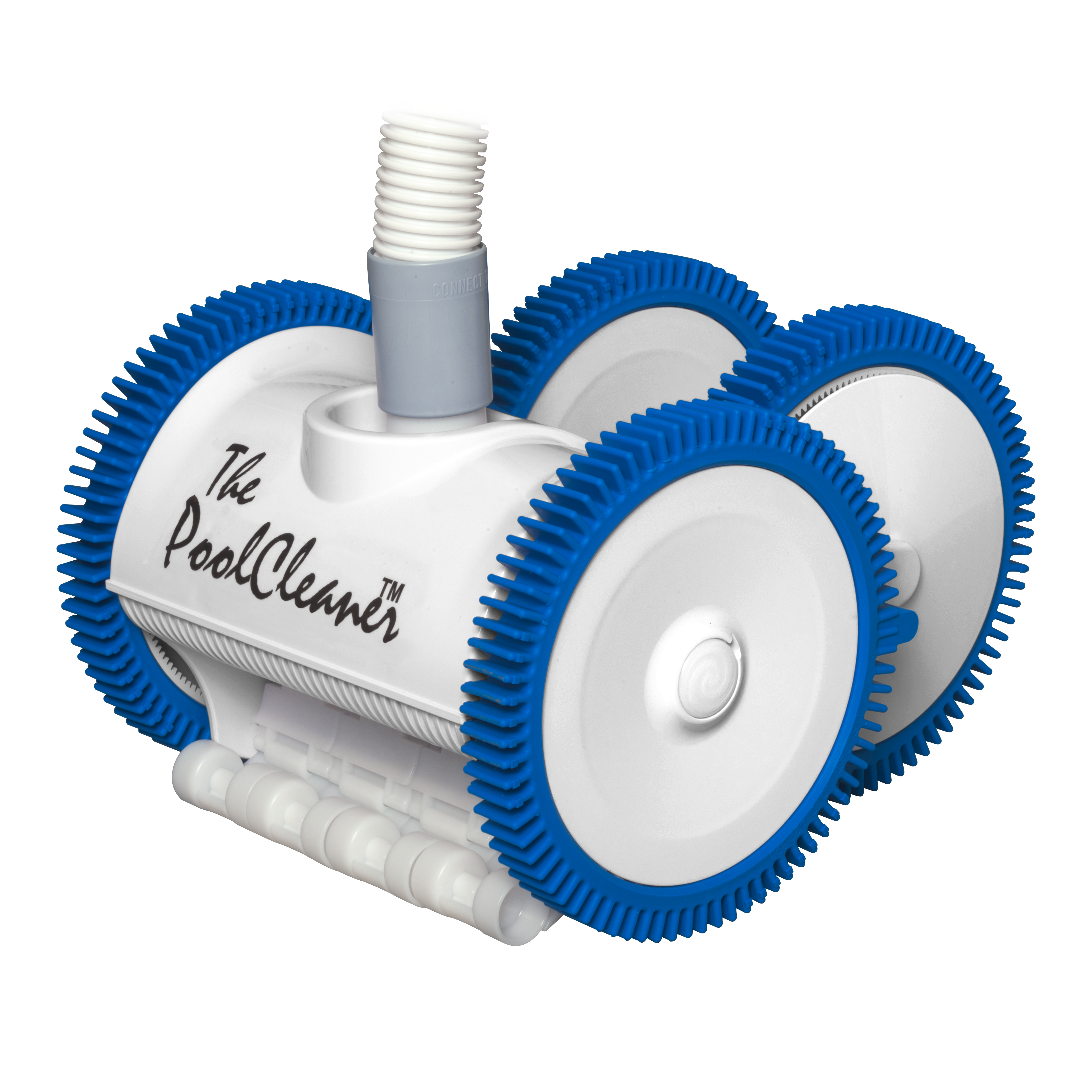The PoolCleaner 4-Wheel Suction Cleaner, White