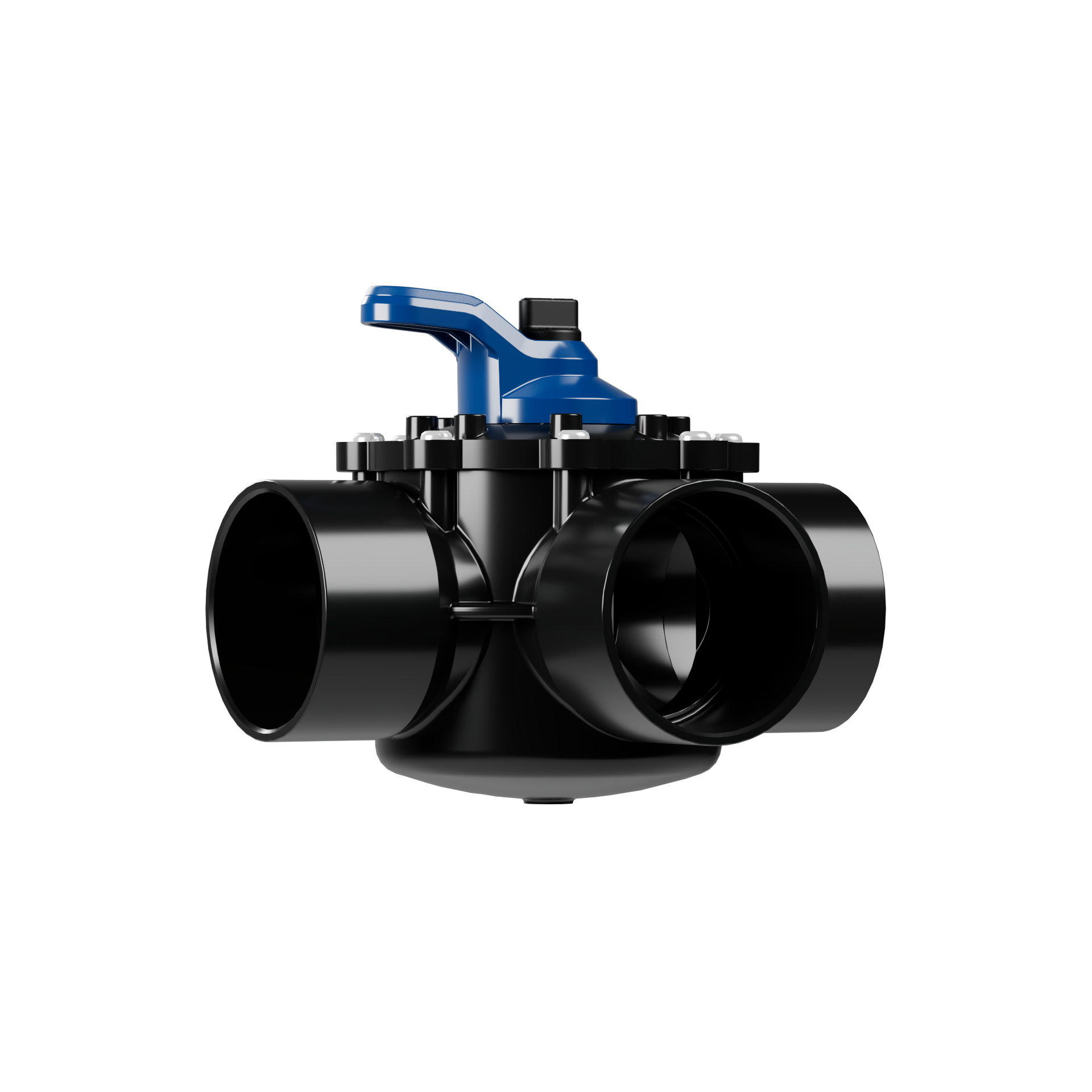 Three Port 3" CPVC Diverter Valve (Open Line)