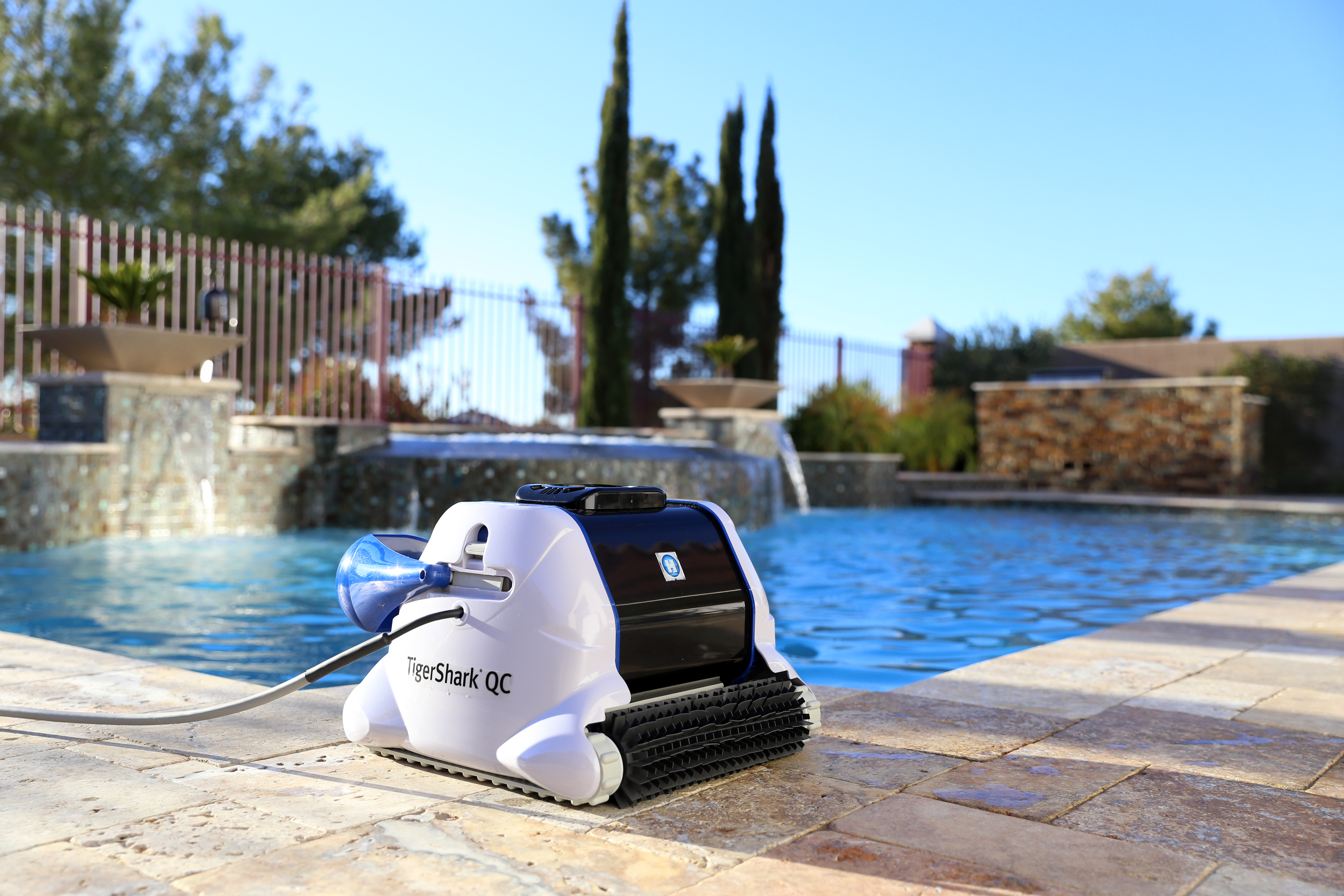 TigerShark QC Robotic Pool Cleaner with Quick Clean Option