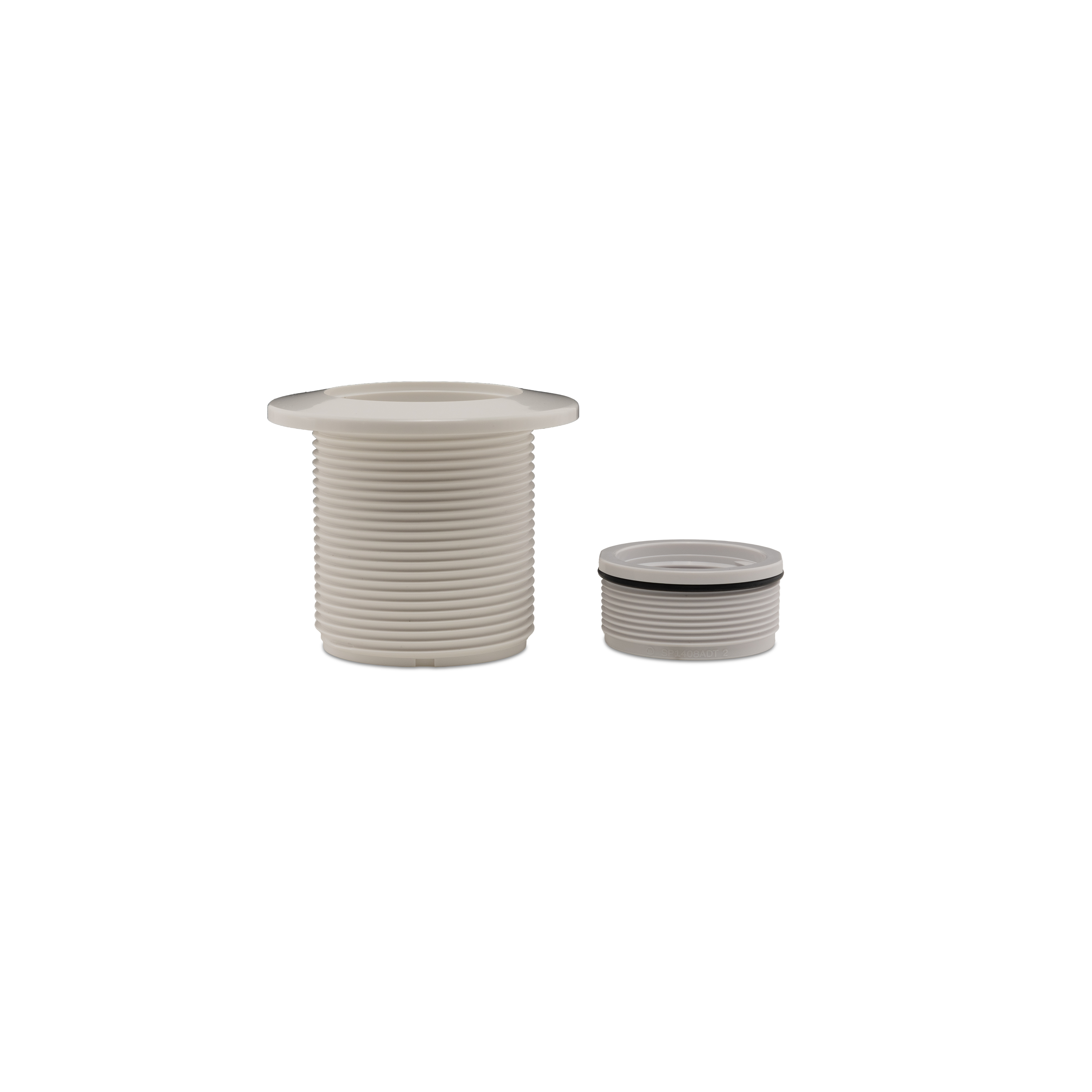 2" Socket PVC Return Fitting for Concrete (Open Line)
