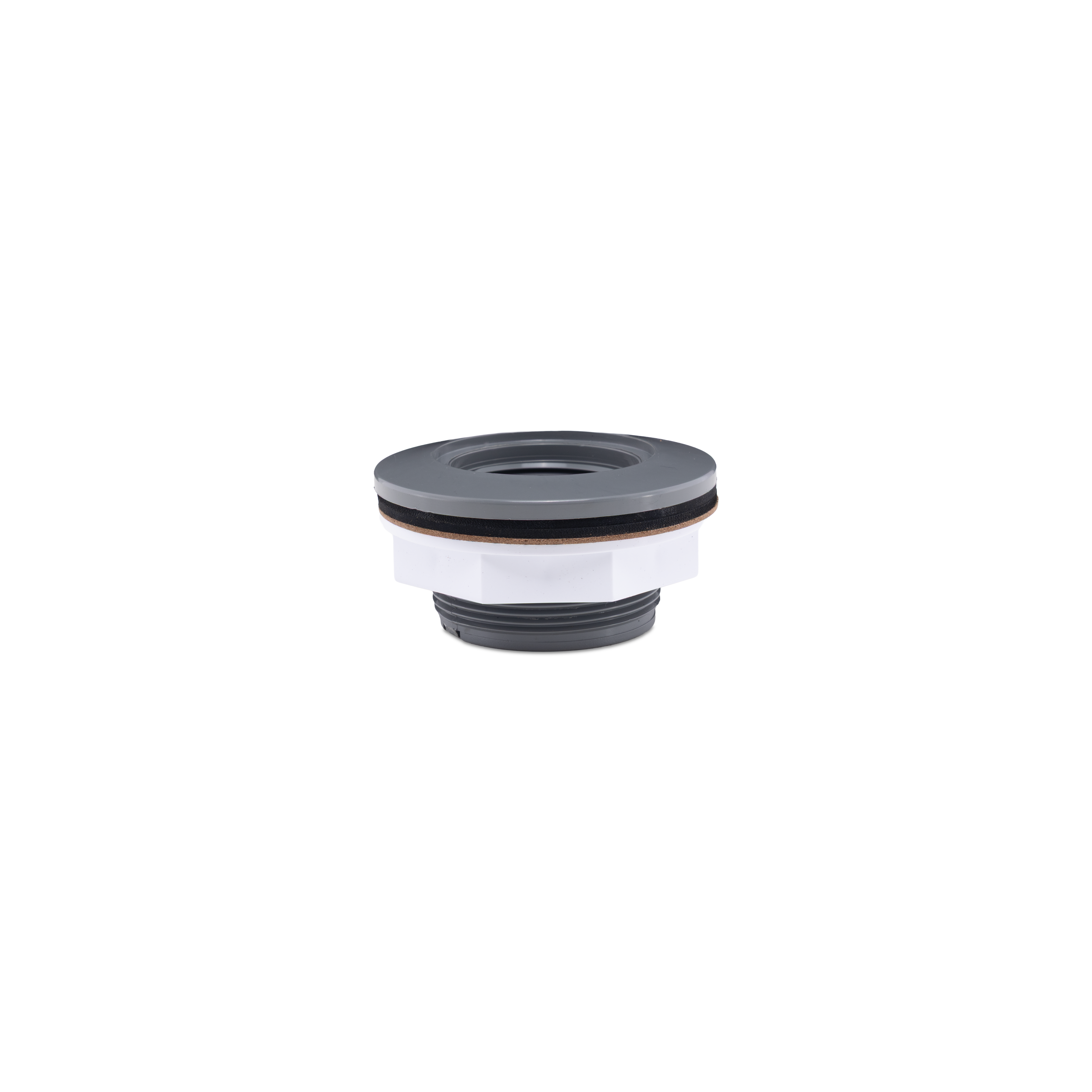 Socket Return Fitting for Fiberglass - 1 1⁄2" SKT - Dark Gray (Open Line)