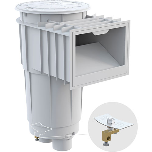 SKIM MASTER-2"X2.5",WH,SQ CVR