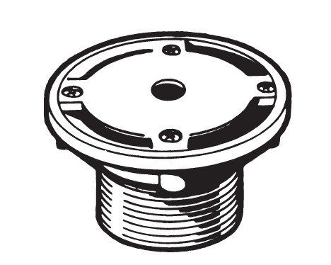 Adjustable Floor Inlet - 1 1⁄2" FIP x 2" MIP (Open Line)
