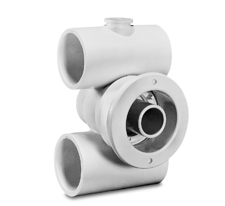 JetAir Fitting - Permanent Installation - 1 1⁄2" FIP x 1 1⁄2" MIP (Open Line)
