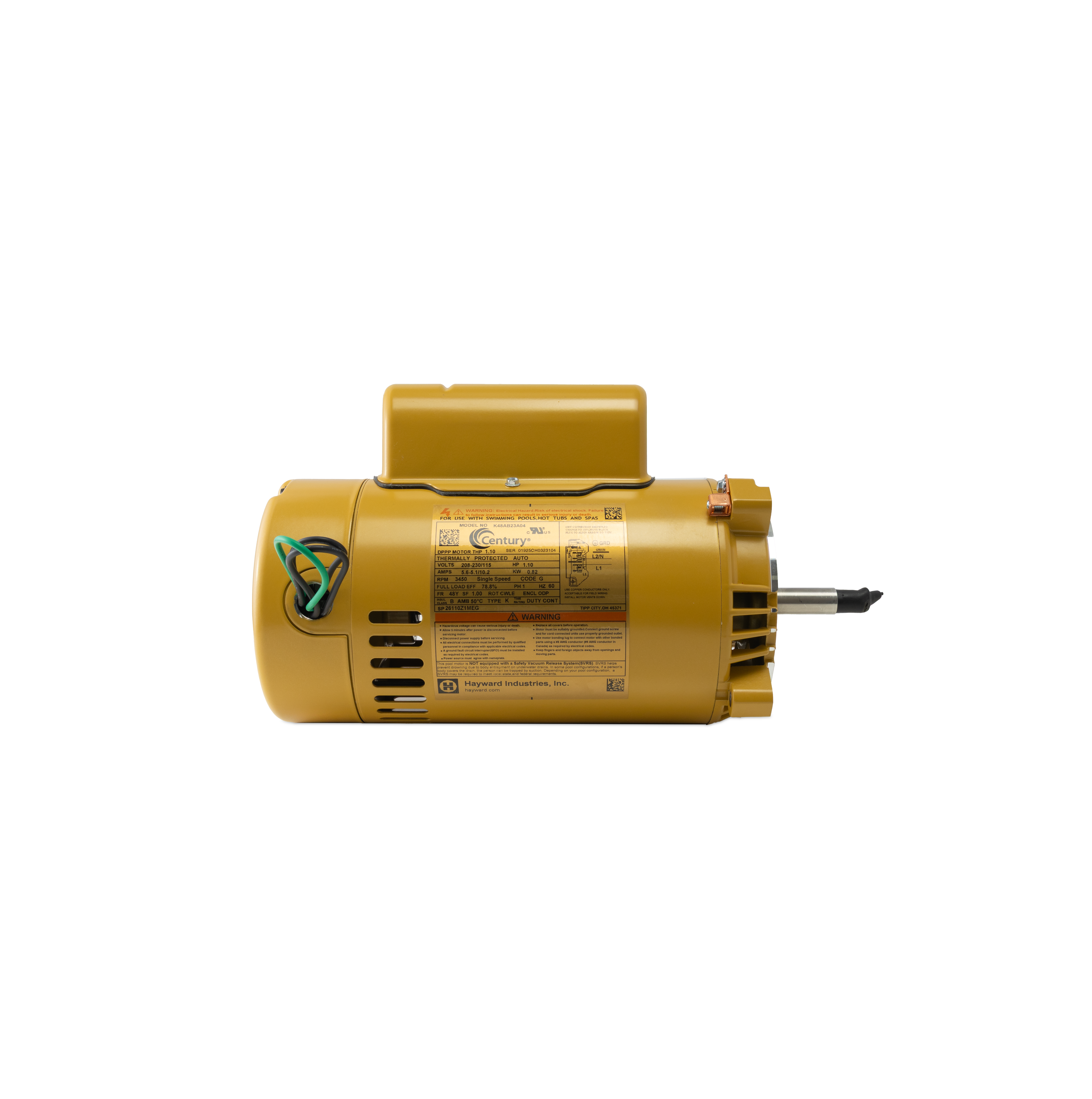 1 HP MAXRATE MOTOR (Open Line)
