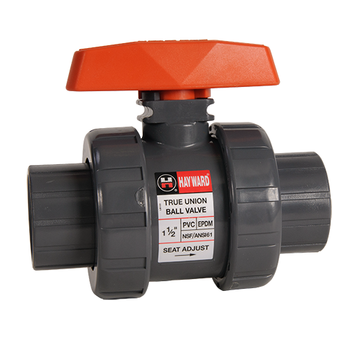 True Union PVC Ball Valve - TB Series - 0.5" Socket & Threaded (Open Line)