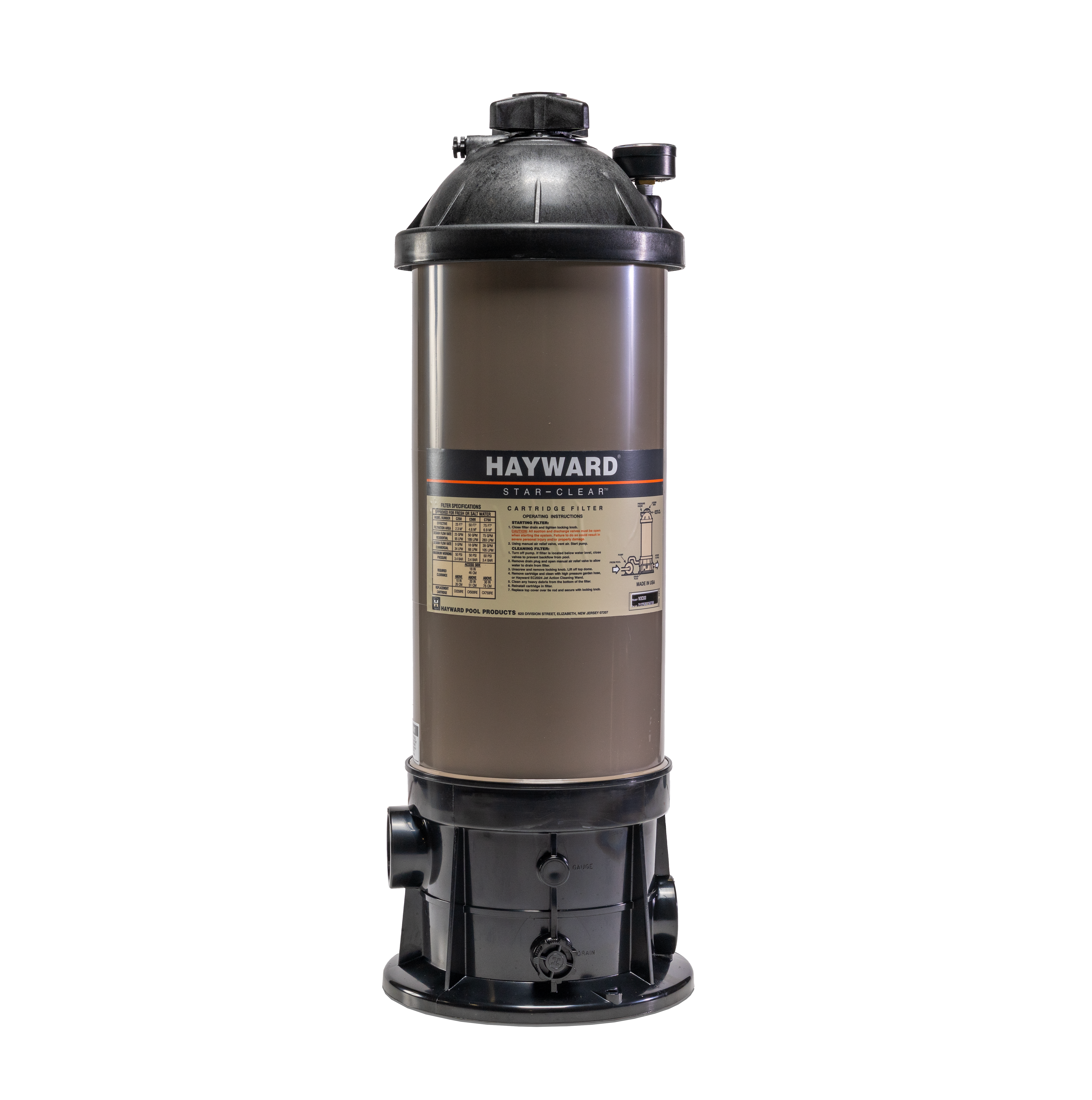 StarClear Cartridge Filter 50 Sq.Ft. (Open Line)