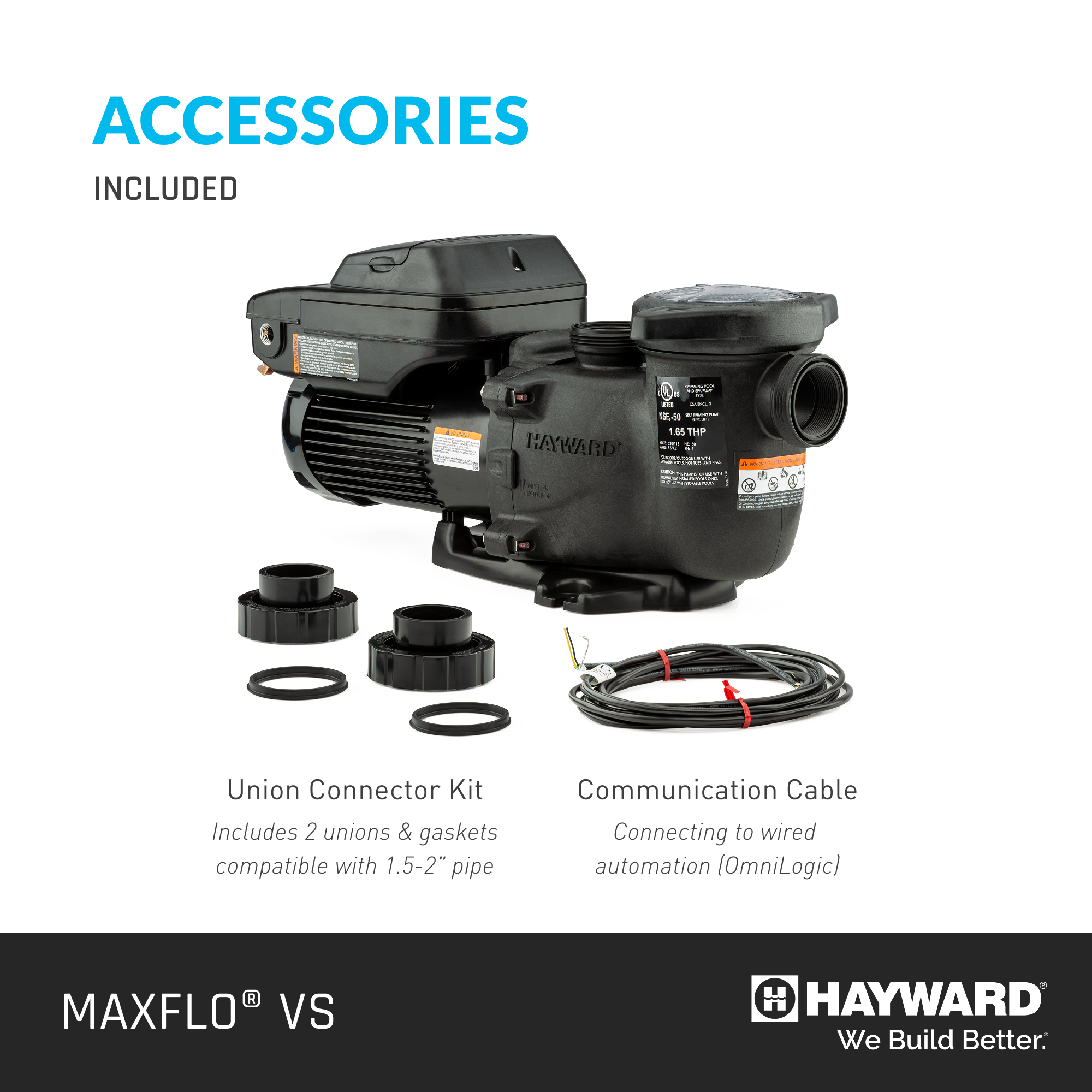MaxFlo VS 500 Pump, 1.65 HP (Open Line)