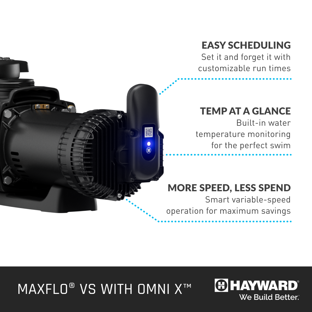 MaxFlo VS 415, 1.65 HP Pump w/ OmniX (Open Line)