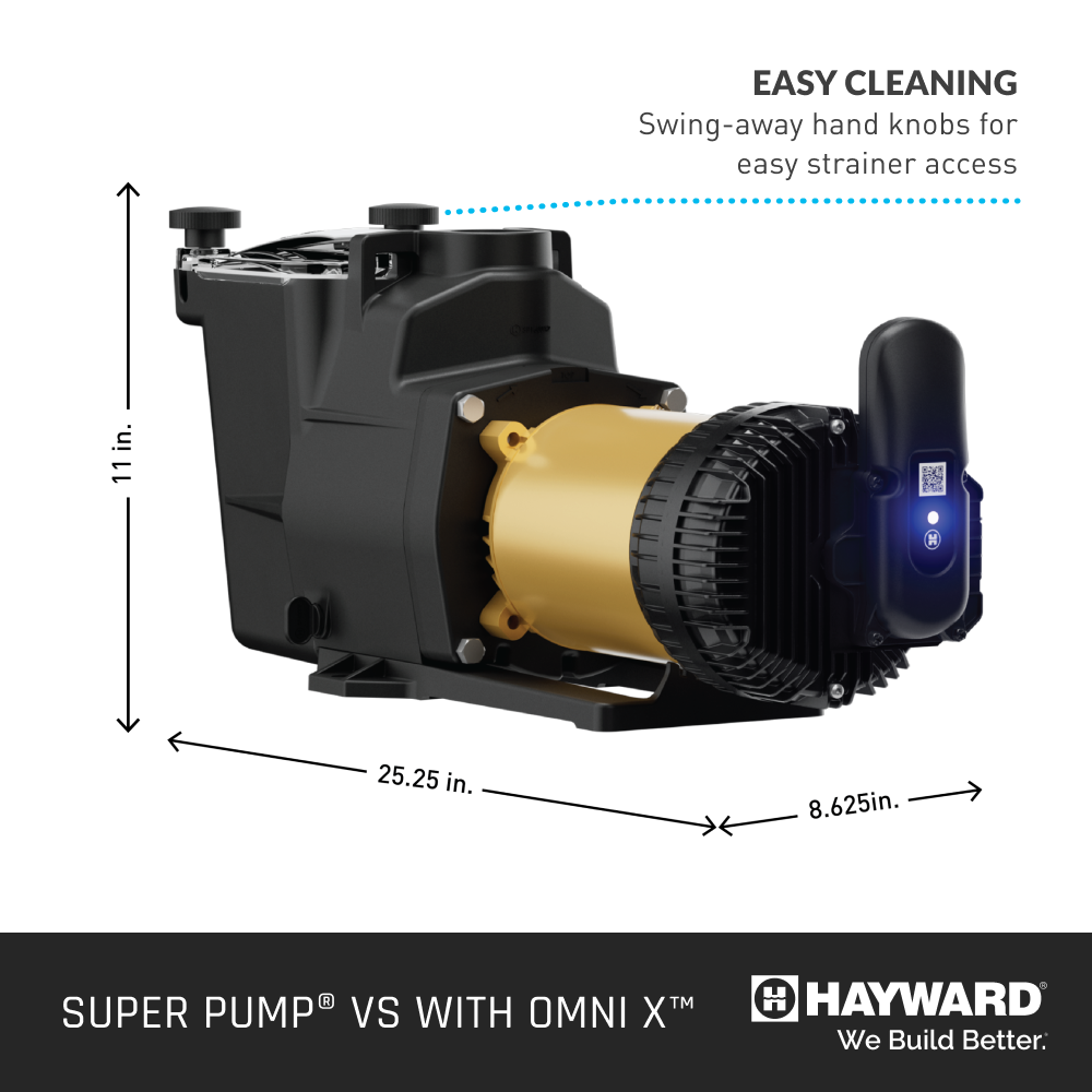 Super Pump VS 615, 1.65 HP Pump w/ OmniX (Open Line)