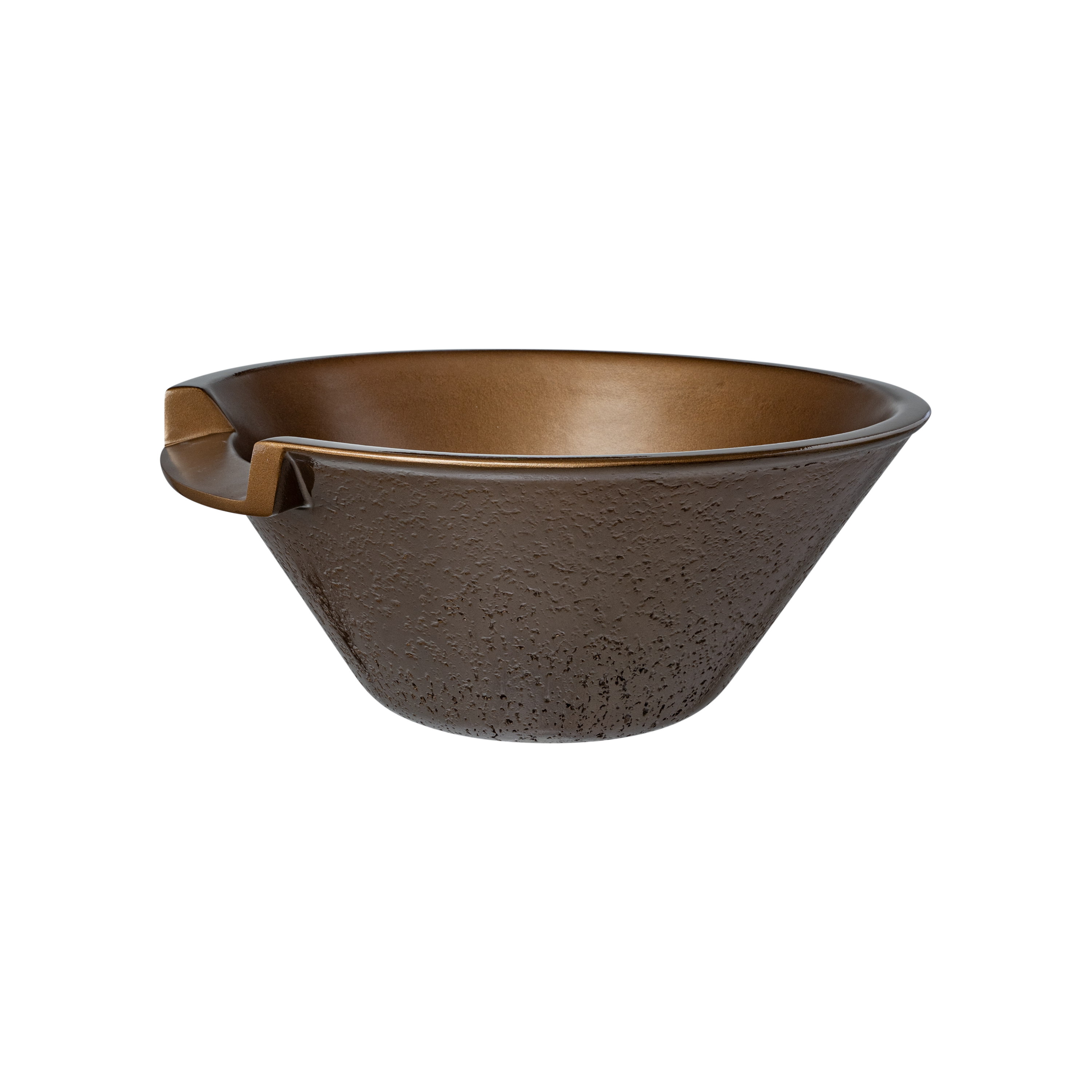 LED Water Bowls Resin - Round Bronze