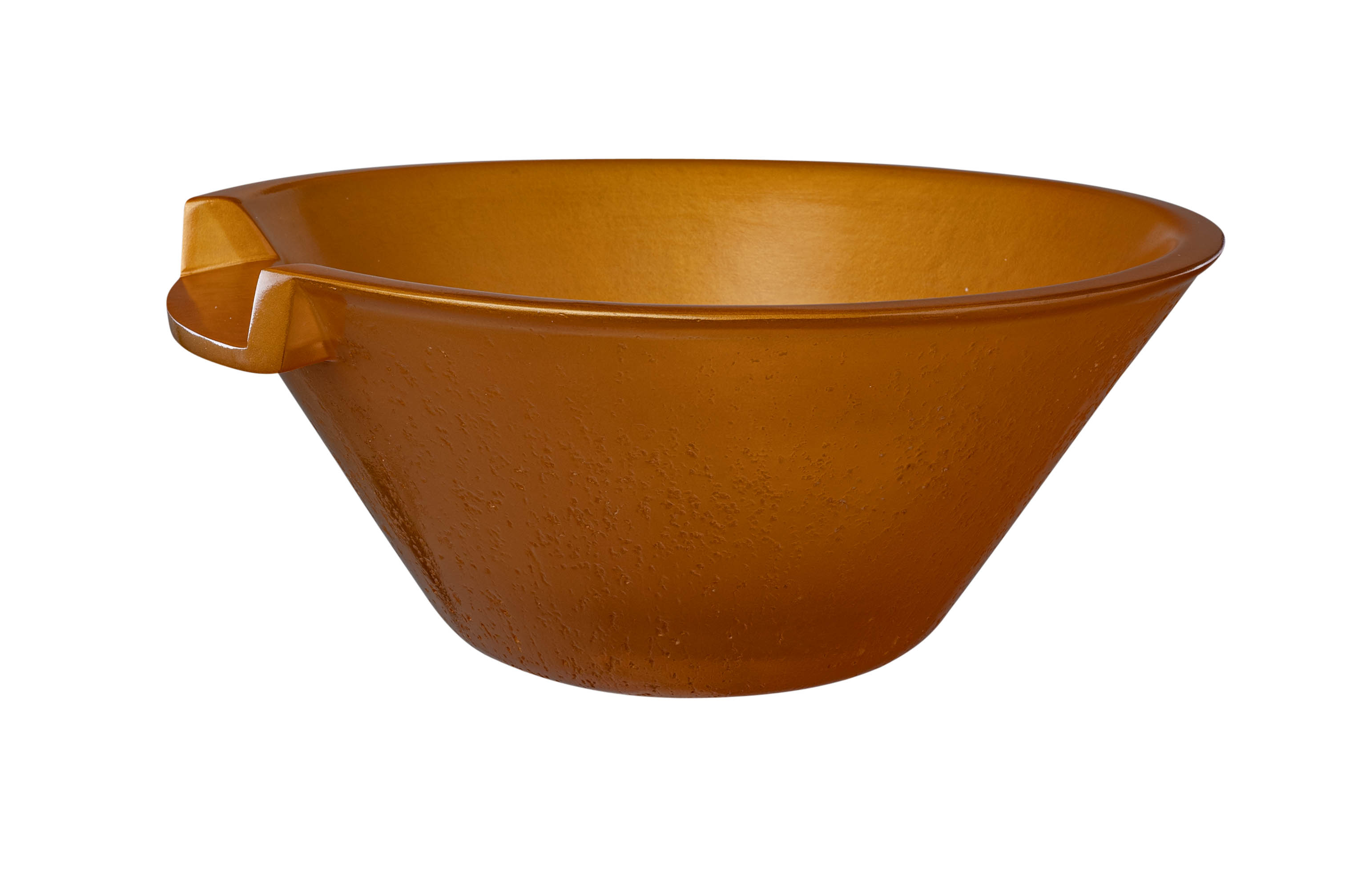LED Water Bowls Resin - Round Brass